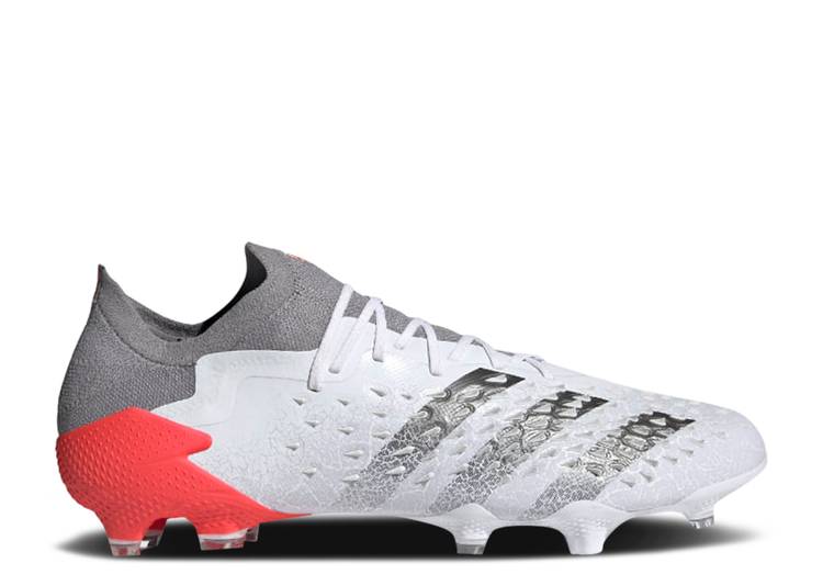 【 ADIDAS PREDATOR FREAK.1 LOW FG \u0027WHITE SOLAR RED\u0027 / CLOUD WHITE SOLAR RED IRON 】 アディダス プレデター 白いこと 白いこと 赤 赤いこと スニーカー メンズ