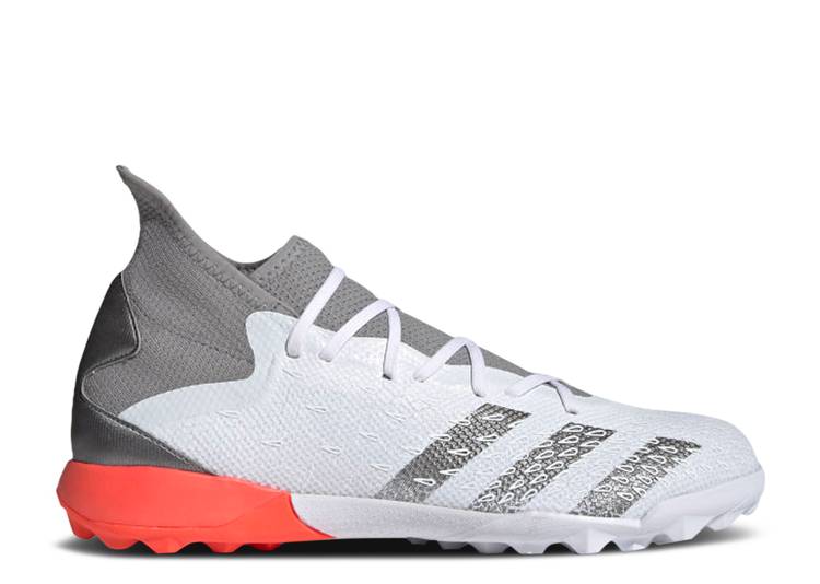 【 ADIDAS PREDATOR FREAK.3 TF 'WHITE SOLAR RED' / CLOUD WHITE SOLAR RED IRON 】 アディダス プレデター 白色 ホワイト 赤 レッド スニーカー メンズ画像