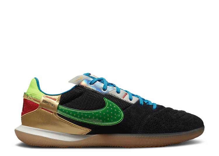【 NIKE STREETGATO 'BLACK VOLT' / BLACK CYBER TEAL METALLIC VIVID 】 黒色 ブラック スニーカー メンズ ナイキ