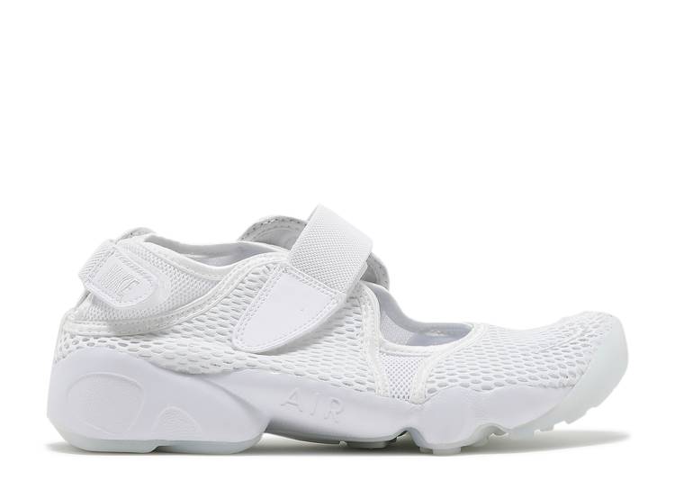 【 NIKE WMNS AIR RIFT BREATHE \'TRIPLE WHITE\' / WHITE PURE PLATINUM 】 リフト 白色 ホワイト ピュア プラチナム エア スニーカー レディース ナイキ|スニケス