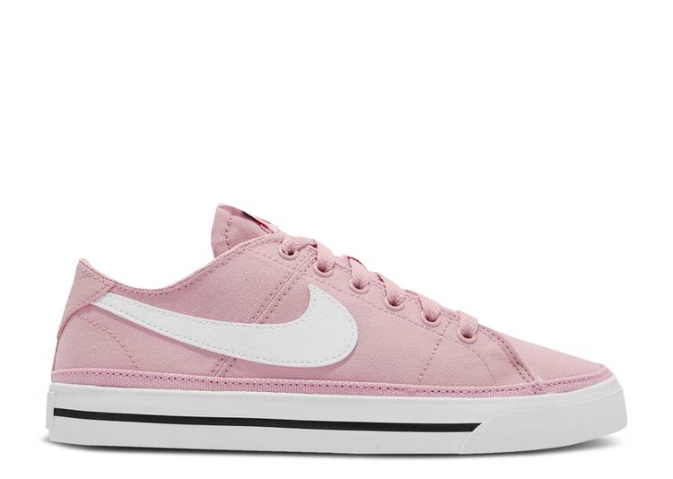 【 NIKE WMNS COURT LEGACY CANVAS 'PINK GLAZE' / PINK GLAZE BLACK TEAM ORANGE 】 コート レガシー ピンク 黒色 ブラック チーム 橙 オレンジ スニーカー レディース ナイキ｜スニケス 28,405円