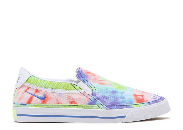 【 NIKE WMNS COURT LEGACY PRINT SLIP-ON 'TIE-DYE' / MULTI COLOR WHITE LIGHT LIQUID 】 コート レガシー スリッポン 白色 ホワイト 'TIEDYE' スニーカー レディース ナイキ 24,424円