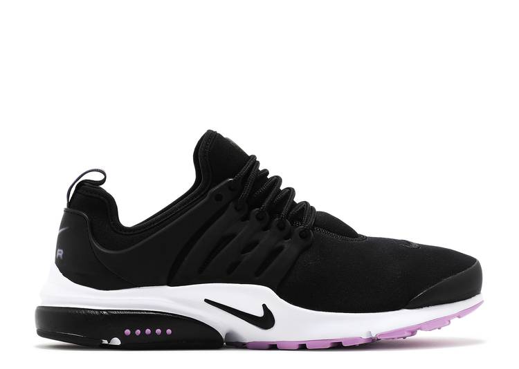 【 NIKE WMNS AIR PRESTO 'BLACK VIOLET SHOCK' / BLACK BLACK VIOLET SHOCK WHITE 】 プレスト 紫 バイオレット 黒色 ブラック ショック 白色 ホワイト エア スニーカー レディース ナイキ