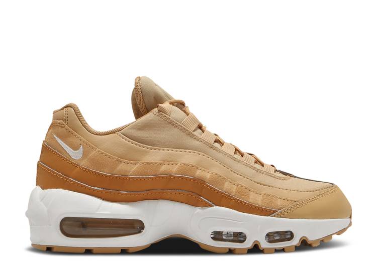 【 NIKE WMNS AIR MAX 95 \u0027WHEAT\u0027 / TWINE SAIL CHUTNEY 】 マックス 大気圏マックス スニーカー レディース ナイキ