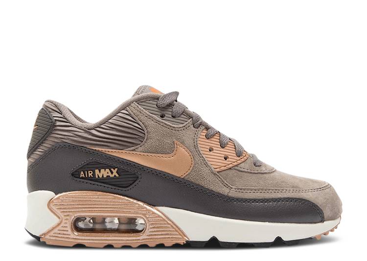 【 NIKE WMNS AIR MAX 90 LEATHER / IRON METALLIC RED BRONZE DRK 】 マックス レザー 赤 レッド 銅 ブロンズ エアマックス スニーカー レディース ナイキ｜スニケス