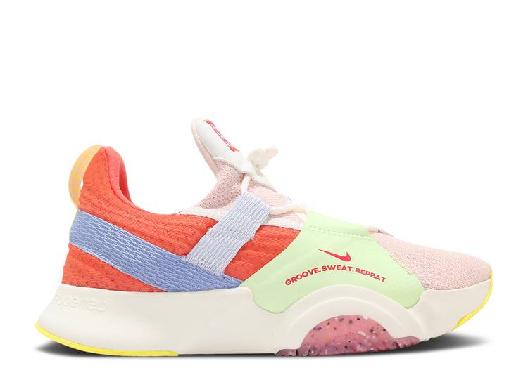 【 NIKE WMNS SUPERREP GROOVE \u0027ORANGE PEARL MULTI\u0027 / ORANGE PEARL SAIL LIGHT VOLTAGE 】 パール 橙 オレンジ色 スニーカー レディース ナイキ レディース靴-スニーカー-靴