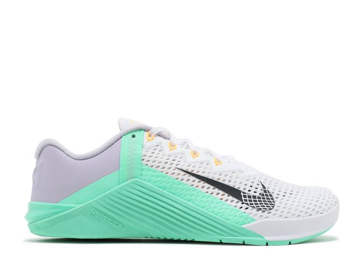 【 NIKE WMNS METCON 6 WHITE INFINITE LILAC GREEN / WHITE INFINITE LILAC VIOLET 】 白色 ホワイト 紫 バイオレット スニーカー レディース ナイキ