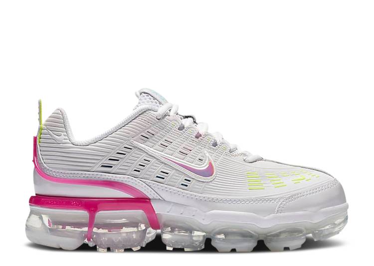【 NIKE WMNS AIR VAPORMAX 360 VOLT FIRE PINK / PLATINUM TINT WHITE VOLT FIRE 】 ファイア プラチナム 白色 ホワイト エアヴェイパーマックス スニーカー レディース ナイキ