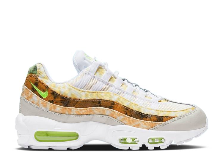 【 NIKE WMNS AIR MAX 95 'MULTI TIE-DYE' / WHITE BARELY VOLT LIGHT BONE 】 マックス 白色 ホワイト エアマックス TIEDYE' スニーカー レディース ナイキ