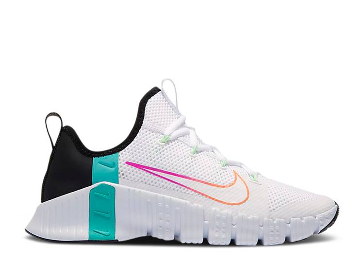 【 NIKE WMNS FREE METCON 3 'FLASH CRIMSON AQUA' / WHITE FLASH CRIMSON ORACLE AQUA 】 フリー クリムゾン 白色 ホワイト アクア スニーカー レディース ナイキ