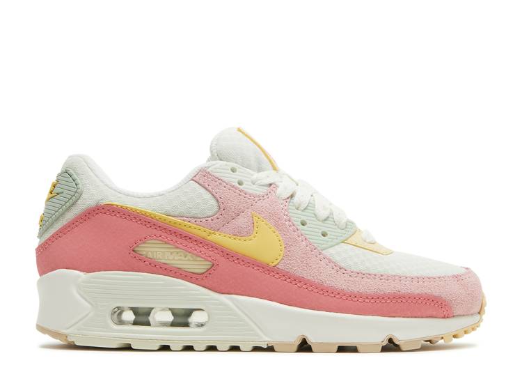 【 NIKE WMNS AIR MAX 90 'PINK SALT SEA GLASS' / SEA GLASS SATURN GOLD PINK SALT 】 マックス ゴールド ピンク エアマックス スニーカー レディース ナイキ｜スニケス