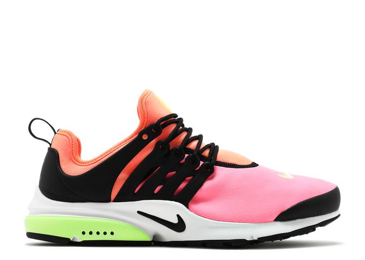 【 NIKE WMNS AIR PRESTO 'SUNSET PULSE' / SUNSET PULSE BLACK ATOMIC ORANGE 】 プレスト 黒色 ブラック 橙 オレンジ エア スニーカー レディース ナイキ