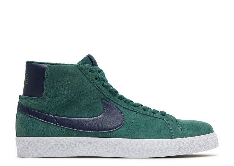 【 NIKE ZOOM BLAZER MID SB \u0027NOBLE GREEN\u0027 / NOBLE GREEN NOBLE GREEN WHITE 】 望遠レンズ ブレイザー ミッド エスビー 緑 緑であること 白いこと 白いこと スニーカー メンズ ナイキ スニーカー-靴-メンズ靴
