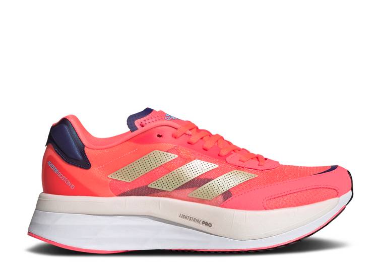 【楽天市場】【 ADIDAS WMNS ADIZERO BOSTON 10 'TURBO SANDY BEIGE METALLIC