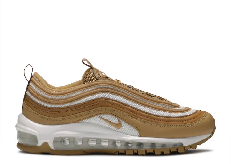 【 NIKE WMNS AIR MAX 97 'WHEAT' / WHEAT WHEAT CLUB GOLD CLUB GOLD 】 マックス ウィート クラブ ゴールド エアマックス スニーカー レディース ナイキ｜スニケス
