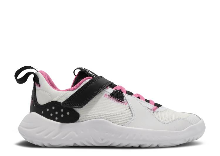 【 AIR JORDAN JORDAN DELTA PS 'WHITE PINKSICLE' / WHITE PINKSICLE BLACK 】 ナイキ 白色 ホワイト 黒色 ブラック エアジョーダン ジュニア キッズ ベビー マタニティ スニーカー