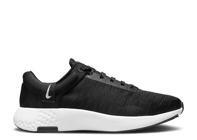 【 NIKE WMNS RENEW SERENITY RUN \u0027BLACK DARK SMOKE GREY\u0027 / BLACK DARK SMOKE GREY WHITE 】 幽客 黒いこと 黒いこと 薄墨色 薄墨色 白いこと 白いこと スニーカー レディース ナイキ