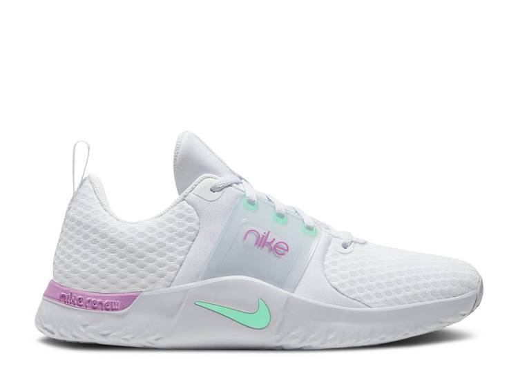 【 NIKE WMNS RENEW IN-SEASON TR 10 \u0027WHITE VIOLET SHOCK\u0027 / WHITE VIOLET SHOCK FOOTBALL GREY 】 紫 相撲取り草 白いこと 白いこと ぼうぜん自失 薄墨色 薄墨色 スニーカー レディース ナイキ