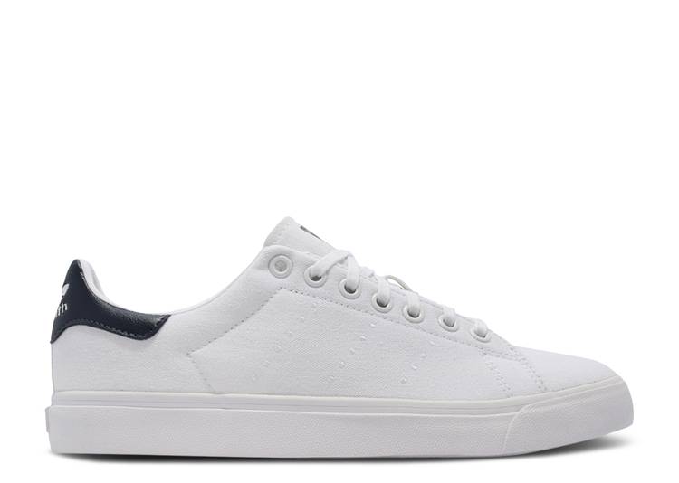 【 ADIDAS STAN SMITH VULC 'WHITE COLLEGIATE NAVY' / CLOUD WHITE CLOUD WHITE 】 アディダス 白色 ホワイト スタンスミス スニーカー メンズ|スニケス