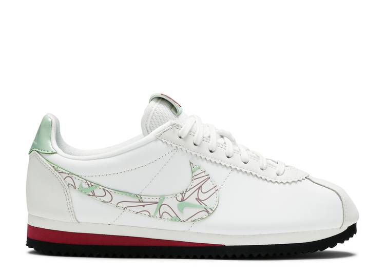【 NIKE WMNS CLASSIC CORTEZ SE 'VALENTINE' / SUMMIT WHITE SUMMIT WHITE NOBLE 】 クラシック コルテッツ 白色 ホワイト クラシックコルテッツ スニーカー レディース ナイキ｜スニケス