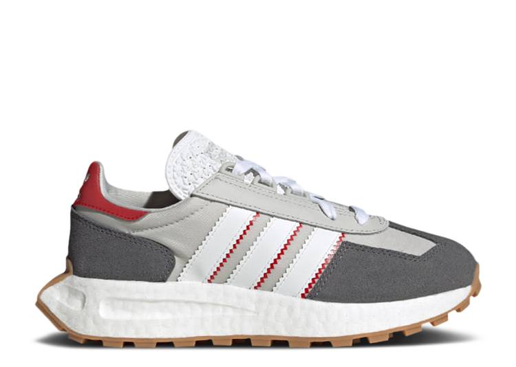 【 ADIDAS RETROPY E5 J 'GREY CLOUD WHITE' / GREY ONE CLOUD WHITE GREY FIVE 】 アディダス 灰色 グレー 白色 ホワイト ジュニア キッズ ベビー マタニティ スニーカー｜スニケス