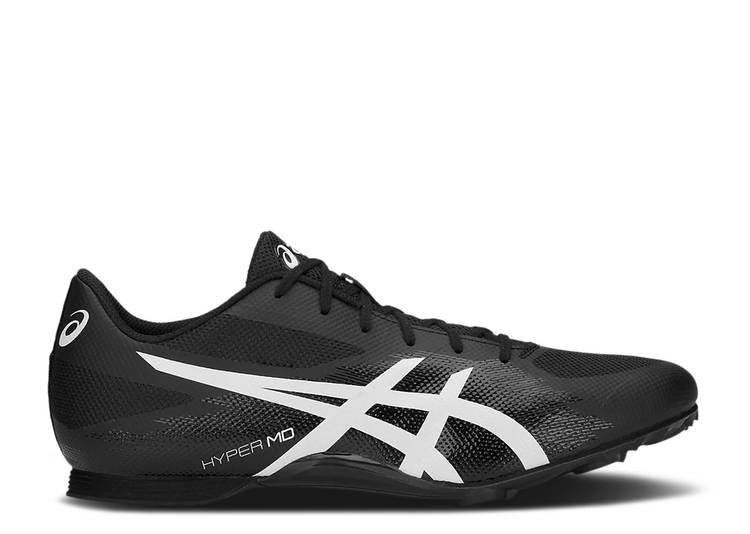 【 ASICS HYPER MD 7 'BLACK WHITE' / BLACK WHITE 】 黒色 ブラック 白色 ホワイト スニーカー メンズ アシックス|スニケス