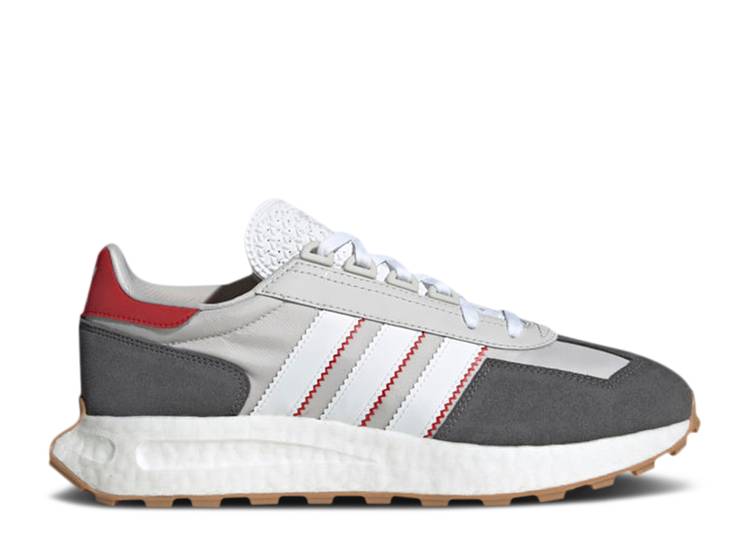 【 ADIDAS RETROPY E5 GREY CLOUD WHITE / GREY ONE CLOUD WHITE GREY FIVE 】 アディダス 灰色 グレー 白色 ホワイト スニーカー メンズ