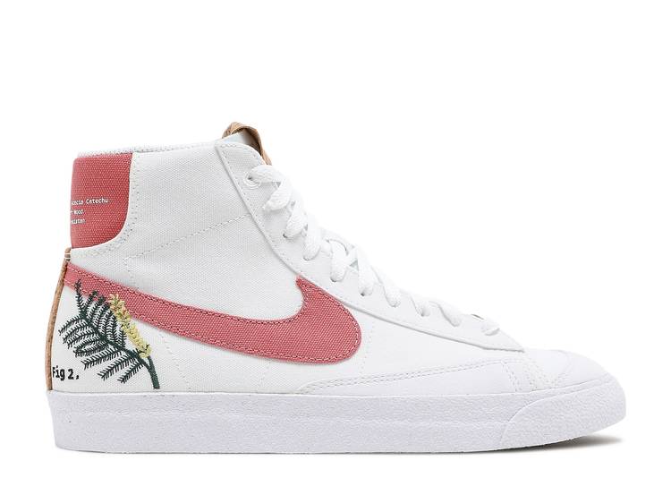 【 NIKE WMNS BLAZER MID \u002777 \u0027CATECHU\u0027 / WHITE WHITE LIGHT SIENNA 】 ブレイザー ミッド 白いこと 白いこと スニーカー レディース ナイキ
