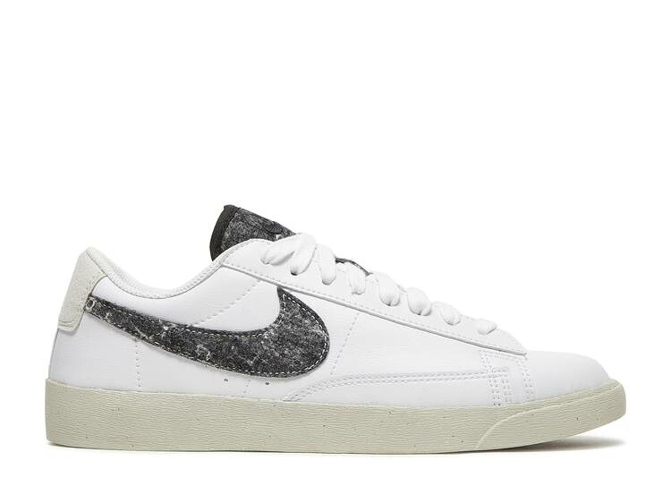 【 NIKE WMNS BLAZER LOW SE \u0027RECYCLED WOOL PACK - WHITE BLACK\u0027 / WHITE WHITE BLACK LIGHT BONE 】 ブレイザー 白いこと 白いこと 黒いこと 黒いこと スニーカー レディース ナイキ