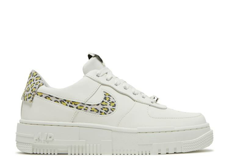 【 NIKE WMNS AIR FORCE 1 PIXEL SE LEOPARD / SAIL LIGHT LEMON TWIST BLACK 】 黒色 ブラック エアフォース スニーカー レディース ナイキ