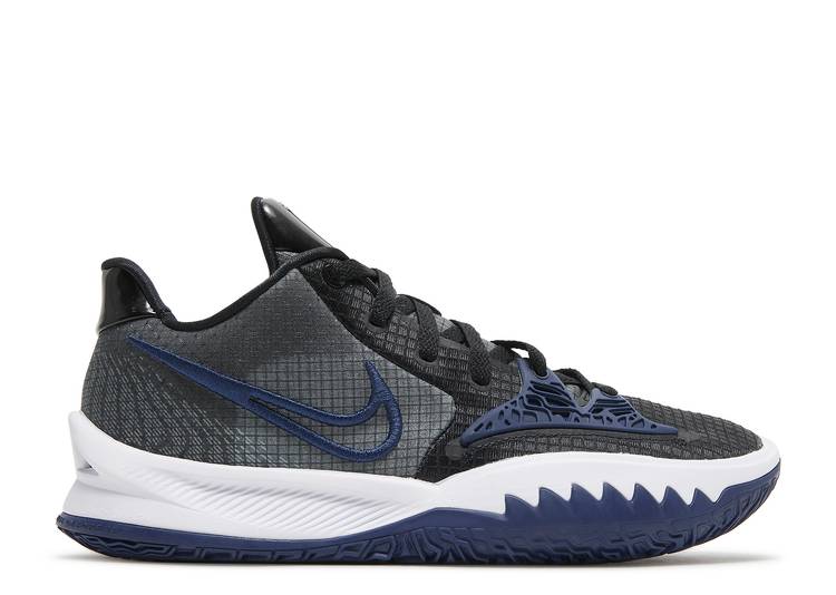 【 NIKE KYRIE LOW 4 TB 'BLACK MIDNIGHT NAVY' / BLACK MIDNIGHT NAVY WHITE 】 カイリー 黒色 ブラック 紺色 ネイビー 白色 ホワイト スニーカー メンズ ナイキ｜スニケス