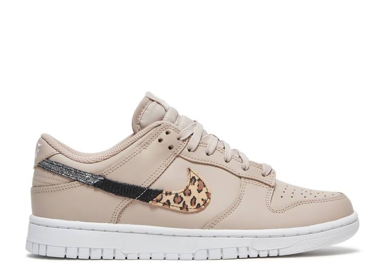 【 NIKE WMNS DUNK LOW SE \u0027PRIMAL PINK\u0027 / FOSSIL STONE FOSSIL STONE MULTI 】 ダンク ダンクロー スニーカー レディース ナイキ