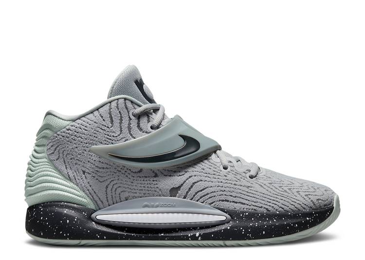 【 NIKE KD 14 TB WOLF GREY / WOLF GREY DARK SMOKE GREY 】 灰色 グレー スニーカー メンズ ナイキ