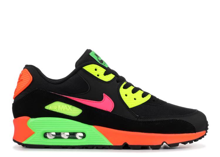 【 NIKE AIR MAX 90 \u0027TOKYO NEON\u0027 / BLACK RACER PINK HYPER CRIMSON 】 マックス 黒いこと 黒いこと サクラ色 クリムゾン 大気圏マックス スニーカー メンズ ナイキ