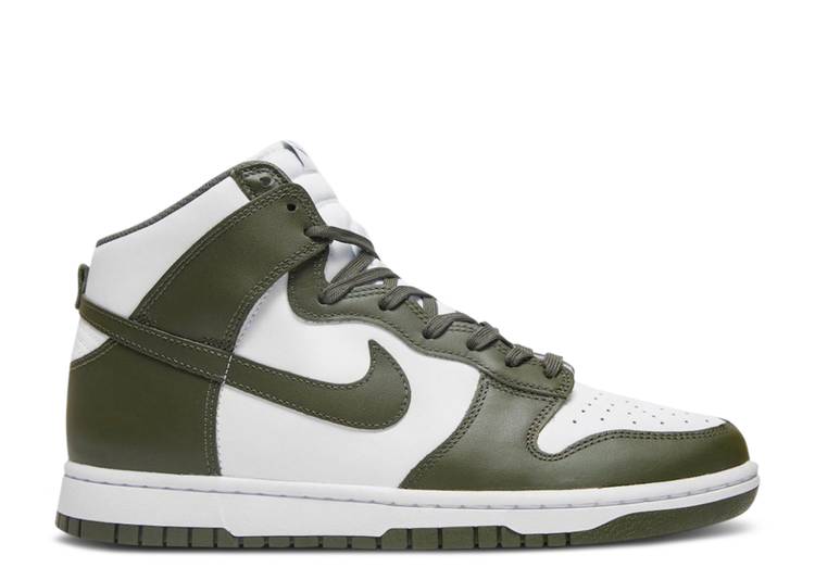 【 NIKE DUNK HIGH \u0027CARGO KHAKI\u0027 2022 / WHITE CARGO KHAKI 】 ダンク 御機嫌 白いこと 白いこと 積貨委託貨物 カーキ ダンクハイ スニーカー メンズ ナイキ