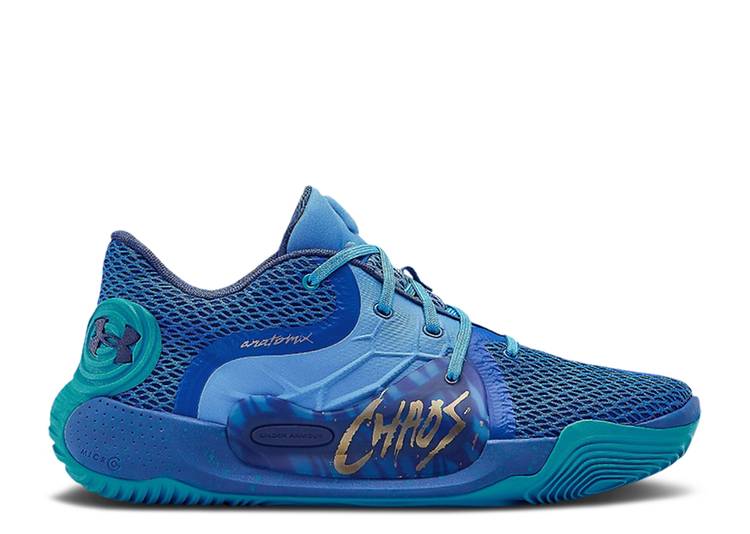 【 UNDER ARMOUR ANATOMIX SPAWN 2 'CHAOS - VERSA BLUE' / VERSA BLUE 】 青色 ブルー アンダーアーマー スニーカー メンズ｜スニケス