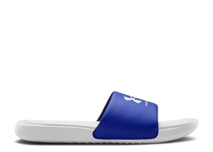 【 UNDER ARMOUR ANSA FIXED SLIDE 'HALO GREY BLUE' / HALO GREY 】 サンダル 灰色 グレー アンダーアーマー スニーカー メンズ