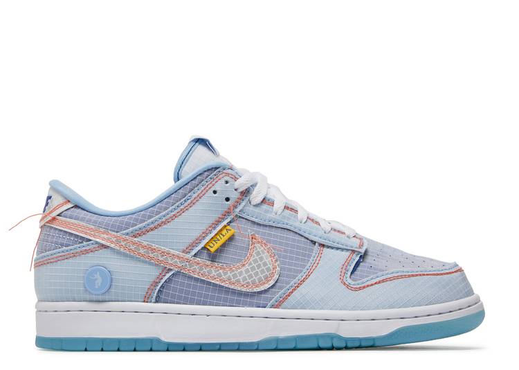 【 NIKE UNION LA X DUNK LOW PASSPORT PACK - ARGON / HYPER ROYAL WHITE PSYCHIC BLUE 】 ユニオン ロサンゼルス ダンク 白色 ホワイト 青色 ブルー ダンクロー スニーカー メンズ ナイキ