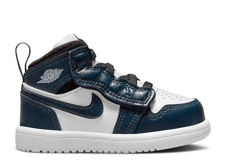 【 AIR JORDAN JORDAN 1 MID TD \u0027ARMORY NAVY\u0027 / ARMORY NAVY BLACK WHITE 】 ナイキ ミッド 紺色 米国海軍 黒いこと 黒いこと 白いこと 白いこと エアジョーダン もの言う花