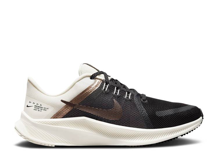 【 NIKE WMNS QUEST 4 PREMIUM \u0027BLACK METALLIC COPPER COIN\u0027 / BLACK SAIL METALLIC COPPER COIN 】 割り増し金 銅色 コッパー 黒いこと 黒いこと 硬貨 スニーカー レディース ナイキ