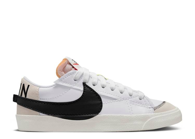【 NIKE BLAZER LOW 77 JUMBO WHITE BLACK / WHITE WHITE SAIL BLACK 】 ブレイザー ジャンボ 白色 ホワイト 黒色 ブラック スニーカー メンズ ナイキ