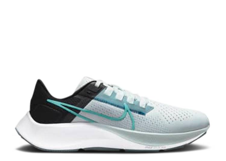 【 NIKE WMNS AIR ZOOM PEGASUS 38 'GHOST AQUA AVIATOR GREY' / GHOST AQUA AVIATOR GREY BLACK 】 ズーム ペガサス アクア 灰色 グレー 黒色 ブラック ズームペガサス スニーカー レディース ナイキ