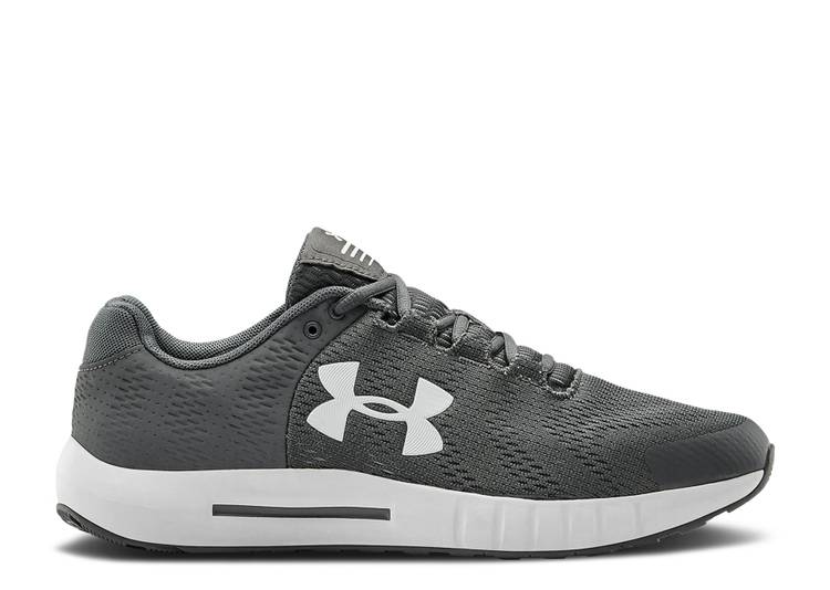 【 UNDER ARMOUR MICRO G PURSUIT BP 'PITCH GREY WHITE' / PITCH GREY WHITE 】 ミクロ 灰色 グレー 白色 ホワイト アンダーアーマー スニーカー メンズ|スニケス
