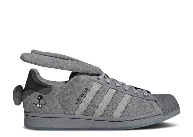 【 ADIDAS MELTING SADNESS X SUPERSTAR 'GREY BUNNY' / GREY THREE GREY TWO GREY FIVE 】 アディダス スーパースター 灰色 グレー スニーカー メンズ