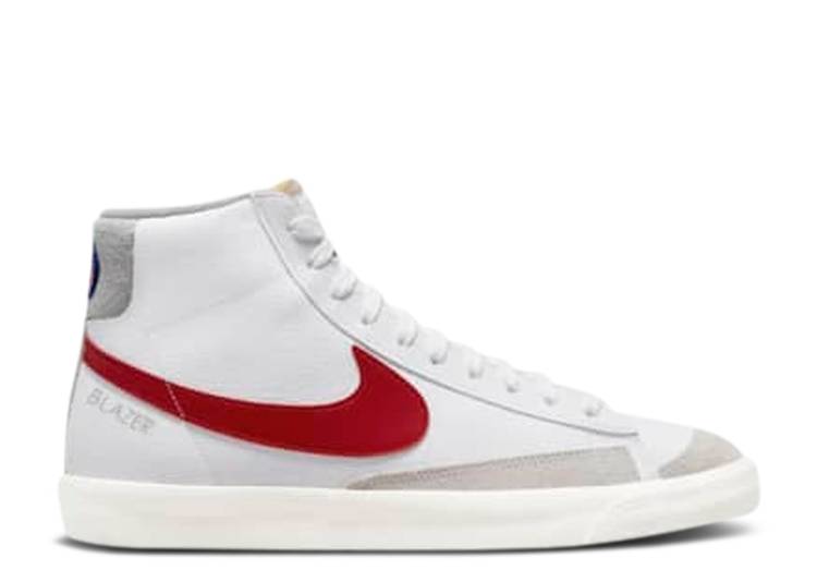 【 NIKE BLAZER MID '77 'WHITE PHANTOM GYM RED' / WHITE LIGHT SMOKE GREY PHANTOM 】 ブレイザー ミッド 白色 ホワイト 灰色 グレー スニーカー メンズ ナイキ|スニケス