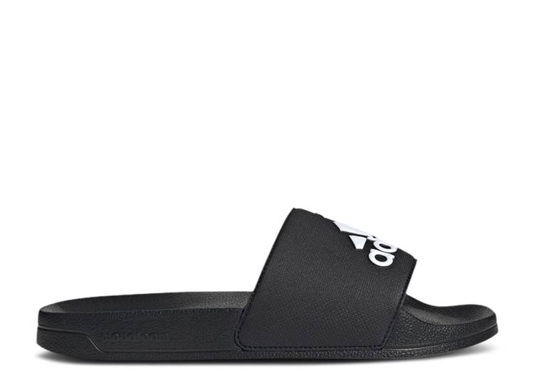 【 ADIDAS ADILETTE SHOWER SLIDE CORE BLACK / CORE BLACK CLOUD WHITE CORE 】 アディダス アディレッタ サンダル コア 黒色 ブラック 白色 ホワイト シャワーサンダル スニーカー メンズ