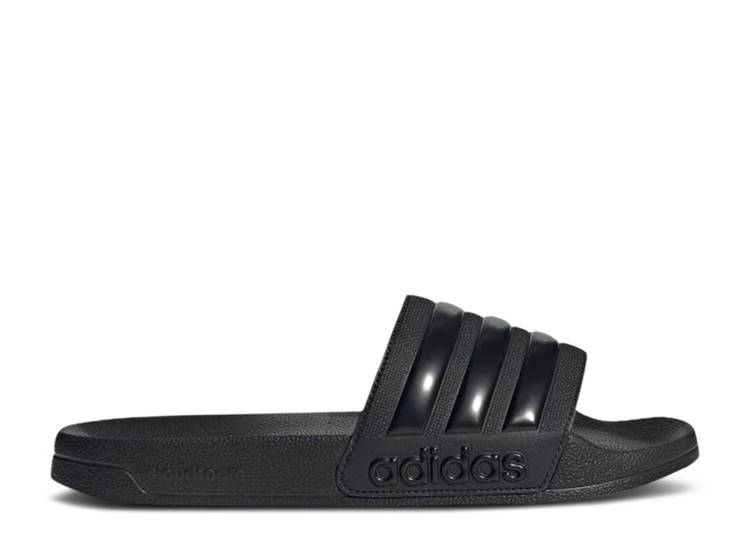 【 ADIDAS ADILETTE SHOWER SLIDE TRIPLE BLACK / CORE BLACK CORE BLACK CORE BLACK 】 アディダス アディレッタ サンダル コア 黒色 ブラック シャワーサンダル スニーカー メンズ