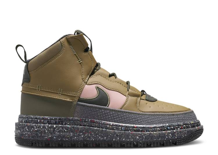 【 NIKE AIR FORCE 1 BOOT NN \u0027BROWN KELP CRATER\u0027 / BROWN KELP SEQUOIA 】 ブーツ 赤銅色 赤銅色 空軍 スニーカー メンズ ナイキ
