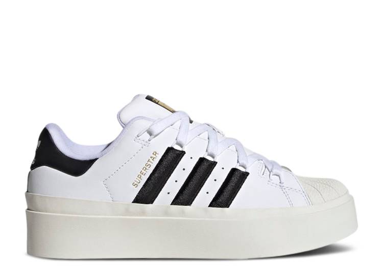【 ADIDAS WMNS SUPERSTAR BONEGA 'CLOUD WHITE BLACK' / CLOUD WHITE CORE BLACK OFF WHITE 】 アディダス スーパースター 白色 ホワイト コア 黒色 ブラック スニーカー レディース|スニケス