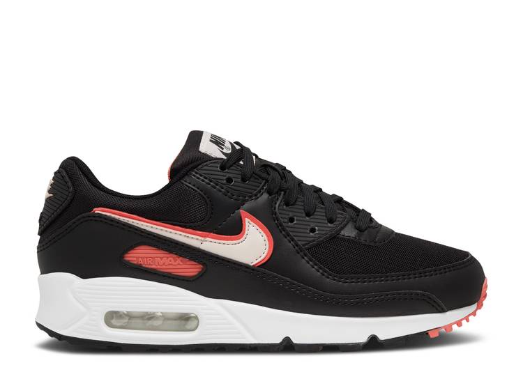 【 NIKE WMNS AIR MAX 90 'BLACK LIGHT SOFT PINK' / BLACK LIGHT SOFT PINK WHITE 】 マックス 黒色 ブラック ピンク 白色 ホワイト エアマックス スニーカー レディース ナイキ